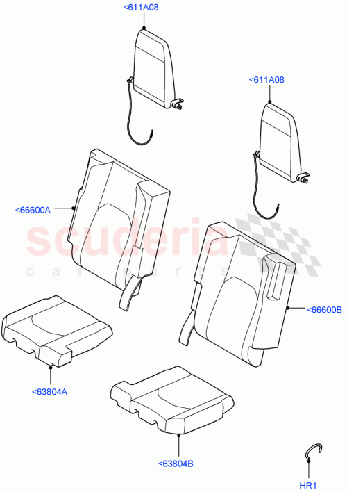 Part Diagram for Land Rover LR166092