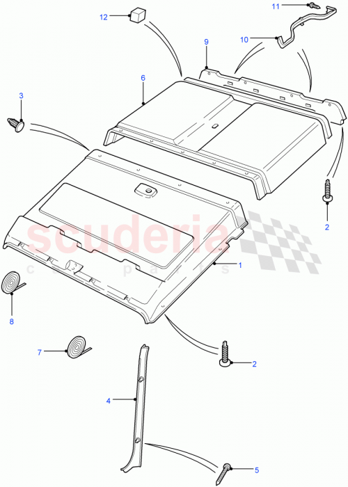 Part Diagram for Land Rover LR033231