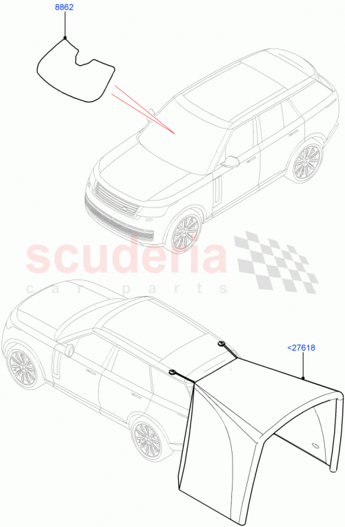 Part Diagram for Land Rover VPLKS0645