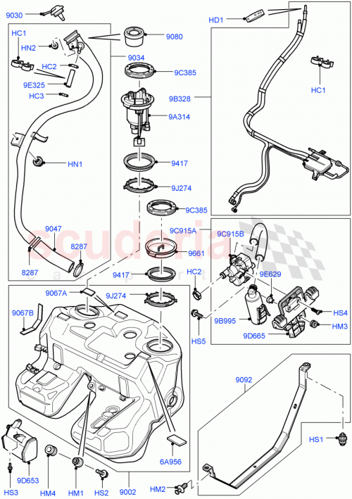 Part Diagram for Land Rover RYP000330