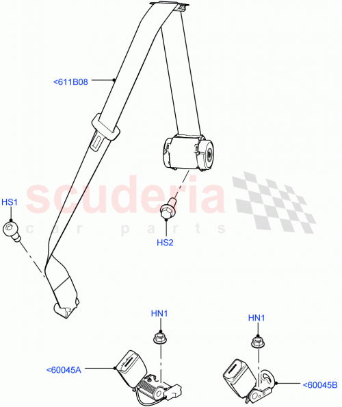 Part Diagram for Land Rover LR061323