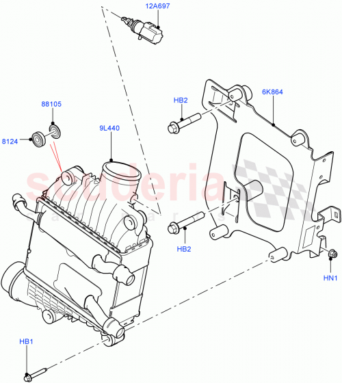 Part Diagram for Land Rover LR082392