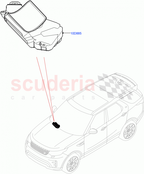 Part Diagram for Land Rover LR141835