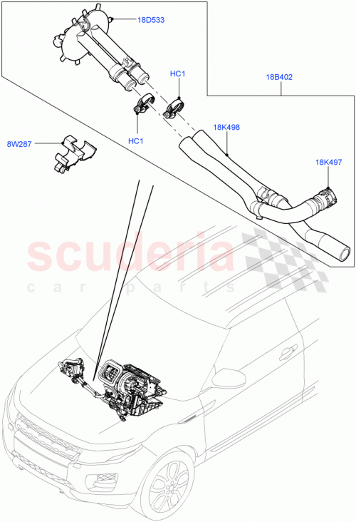 Part Diagram for Land Rover LR048815
