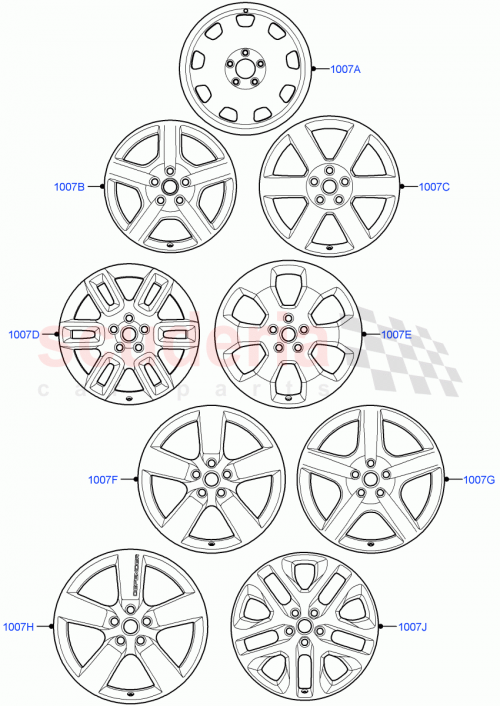 Part Diagram for Land Rover LR132993