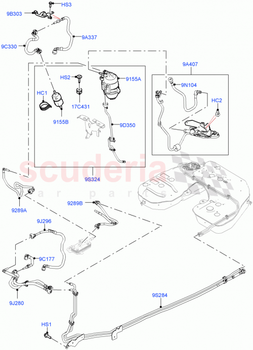 Part Diagram for Land Rover LR144564