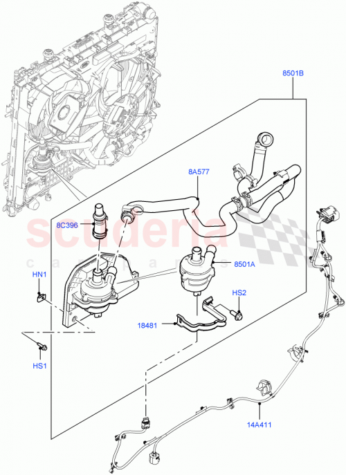 Part Diagram for Land Rover LR063048