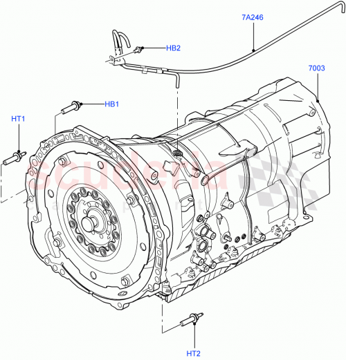 Part Diagram for Land Rover LR036576