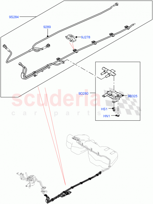 Part Diagram for Land Rover LR161038