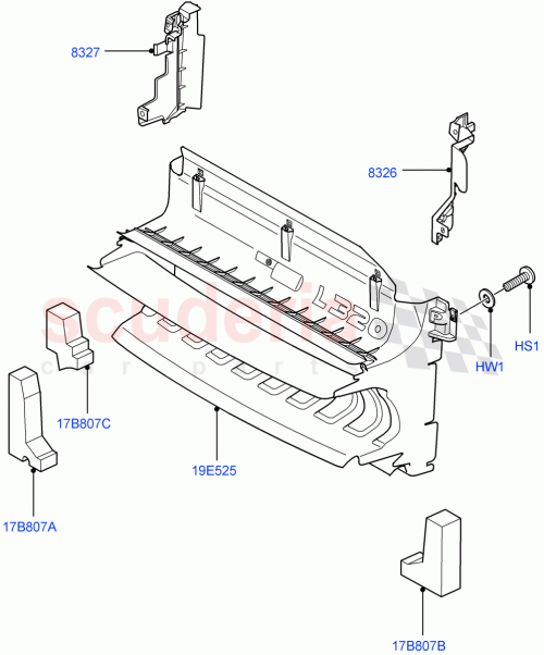 Part Diagram for Land Rover DHN500013