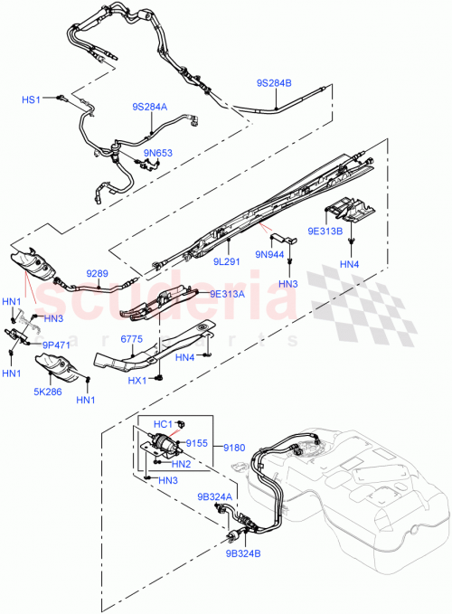Part Diagram for Land Rover LR110835