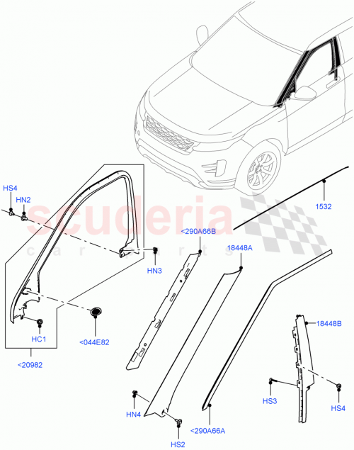Part Diagram for Land Rover LR114443