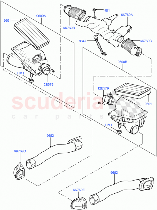 Part Diagram for Land Rover LR051106