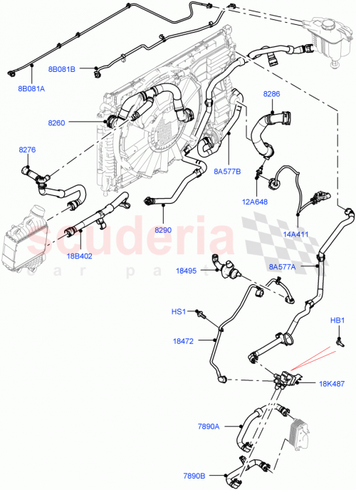 Part Diagram for Land Rover LR115020