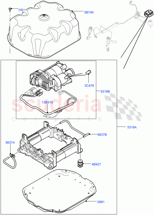 Part Diagram for Land Rover LR041777
