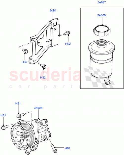 Part Diagram for Land Rover LR022643