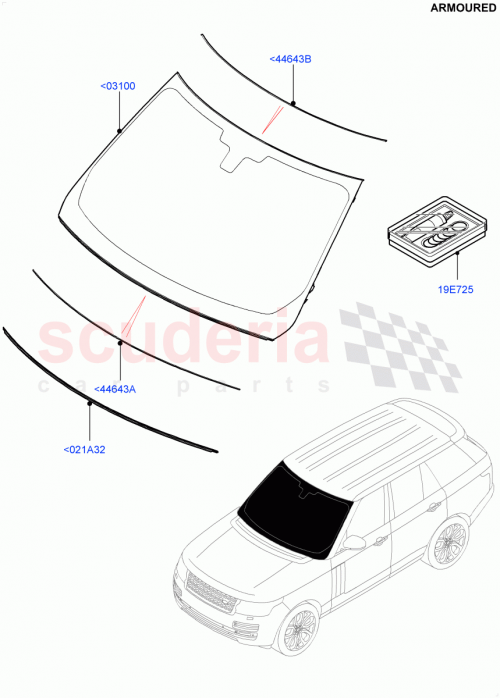 Part Diagram for Land Rover LR057717