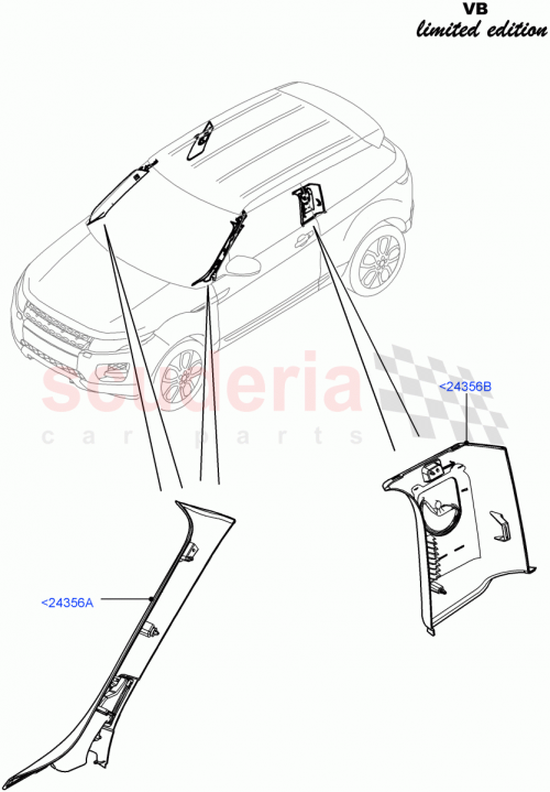 Part Diagram for Land Rover LR043416