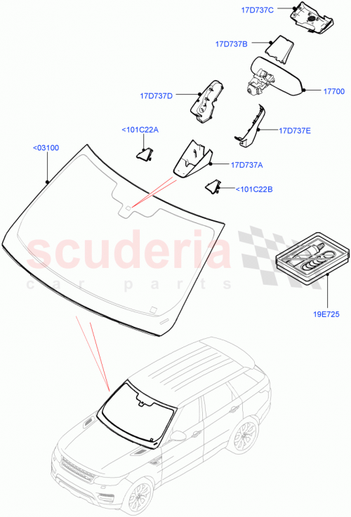 Part Diagram for Land Rover LR070784
