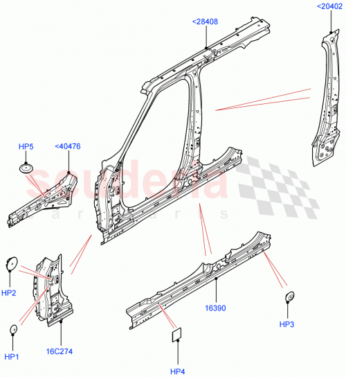 Part Diagram for Land Rover LR045598