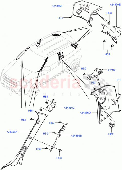 Part Diagram for Land Rover LR057135
