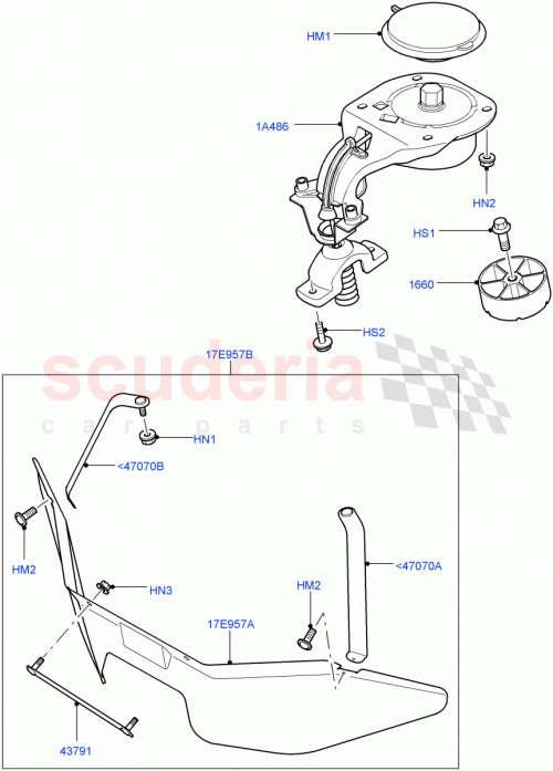 Part Diagram for Land Rover RRY500210