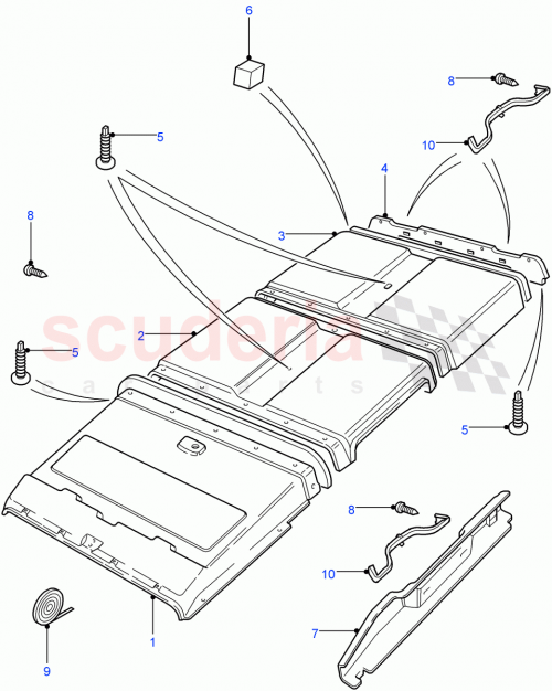 Part Diagram for Land Rover MWC8916LOY