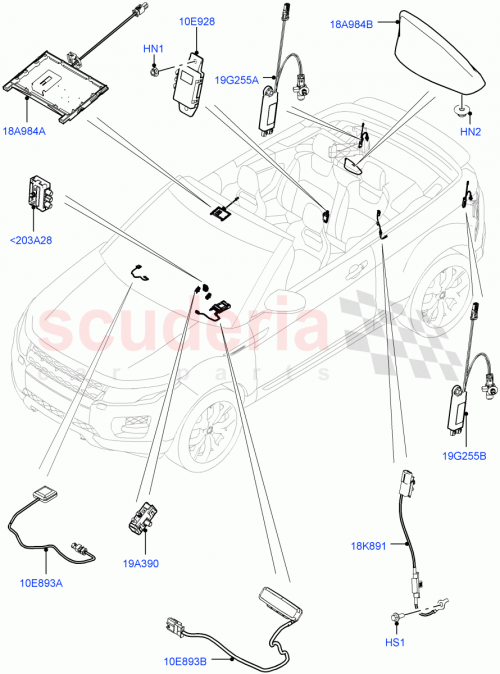 Part Diagram for Land Rover LR070138