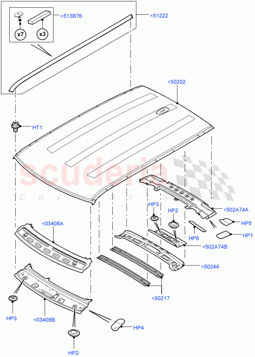 Part Diagram for Land Rover LR075097