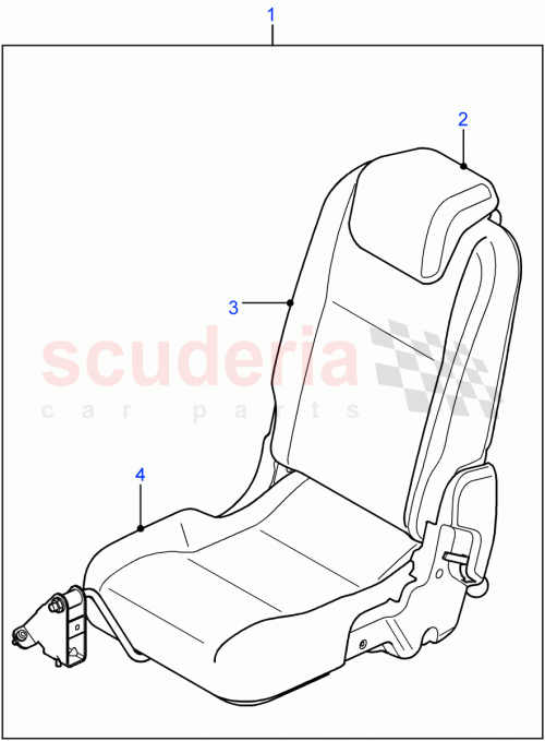 Part Diagram for Land Rover LR052738