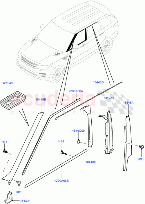 Part Diagram for Land Rover LR076515