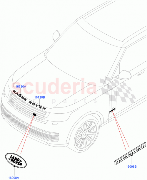 Part Diagram for Land Rover LR156863