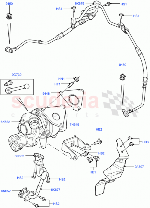 Part Diagram for Land Rover LR023090