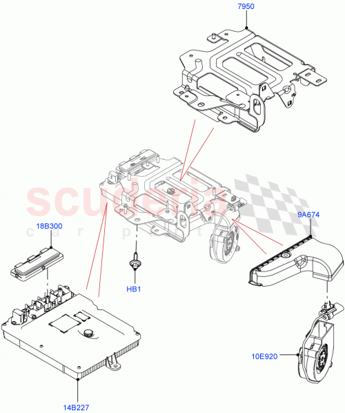 Part Diagram for Land Rover LR141736
