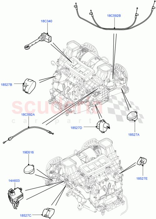 Part Diagram for Land Rover JWL000010