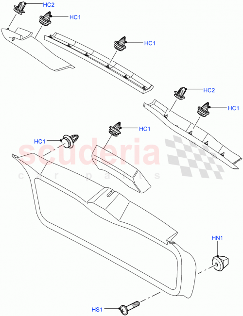 Part Diagram for Land Rover EYC000202