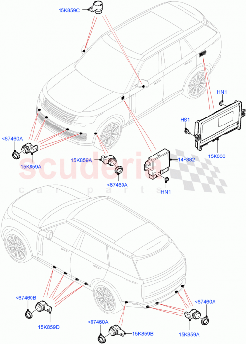Part Diagram for Land Rover LR156752