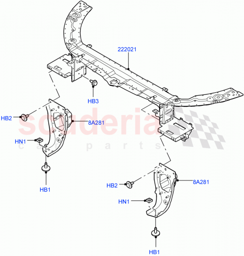 Part Diagram for Land Rover LR005268