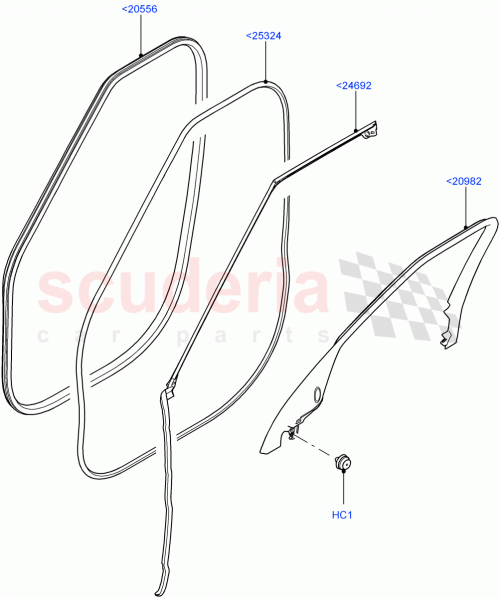 Part Diagram for Land Rover LR054336