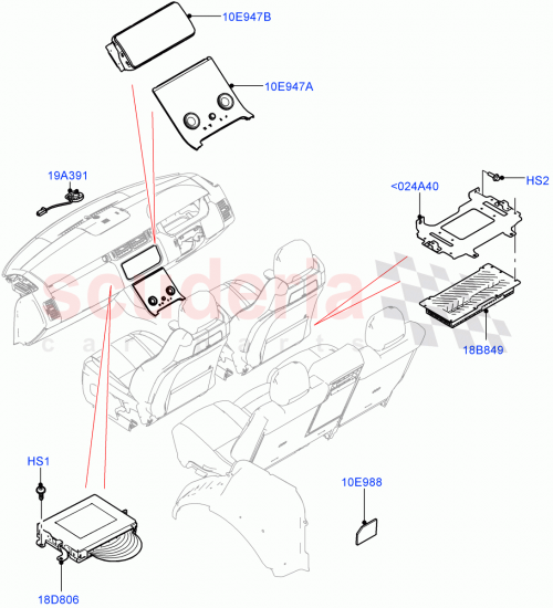Part Diagram for Land Rover LR157767