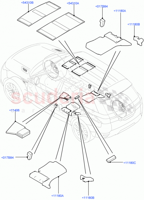 Part Diagram for Land Rover LR045377