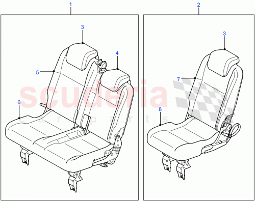 Part Diagram for Land Rover LR052743