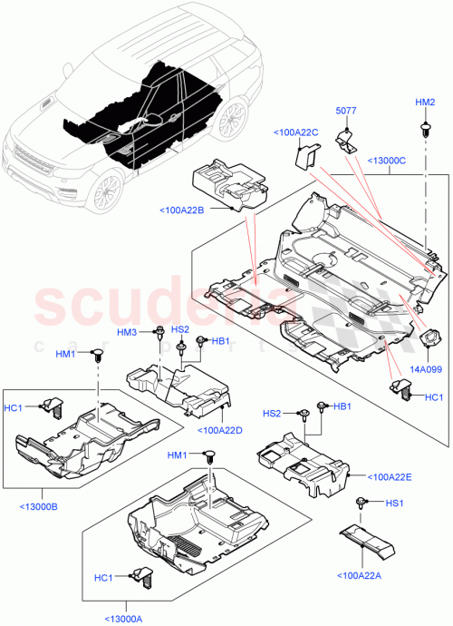 Part Diagram for Land Rover LR104039