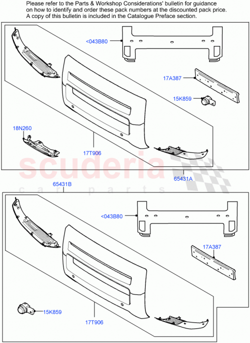 Part Diagram for Land Rover VPLE90FEP01