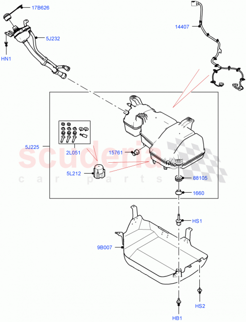 Part Diagram for Land Rover LR125664