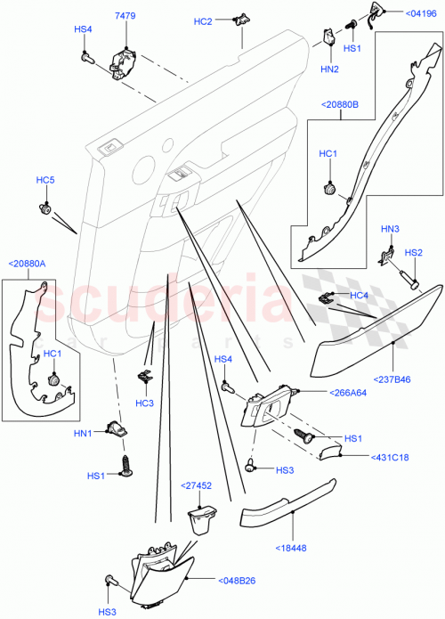 Part Diagram for Land Rover LR048600