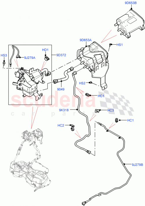Part Diagram for Land Rover LR092981