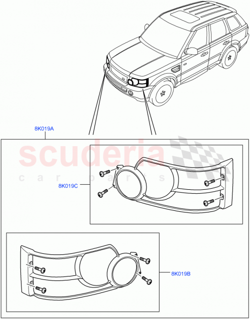 Part Diagram for Land Rover VUB503370