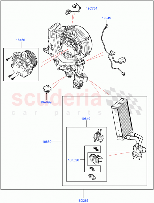 Part Diagram for Land Rover LR131776