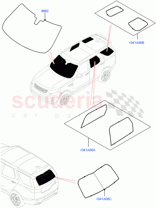 Part Diagram for Land Rover VPLRS0363